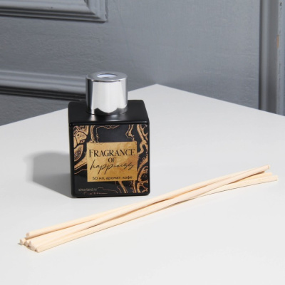 Аромадиффузор для дома «FraN graN ce of happiN ess», аромат кофе, 50 мл